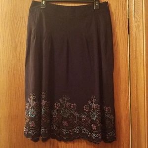 Christopher & Banks black skirt